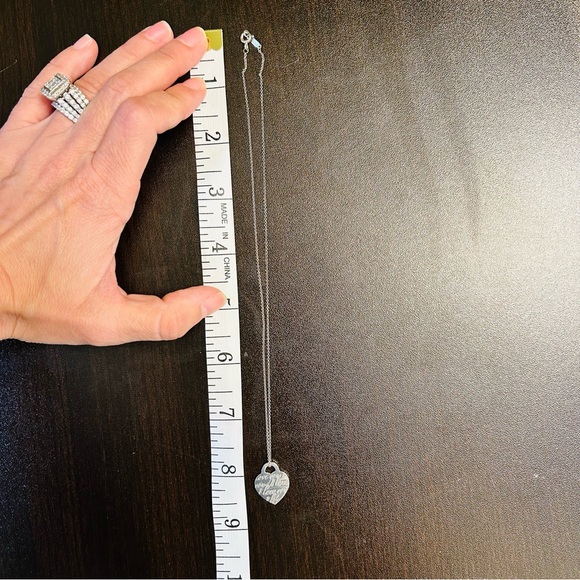 Tiffany & Co. “I Love You” Iconic Heart Necklace | Notes Collection - Picture 6 of 16